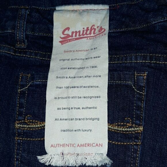 NWT Smith's American Boot‎ Cut Jeans 10 Dark Wash - Picture 6 of 7